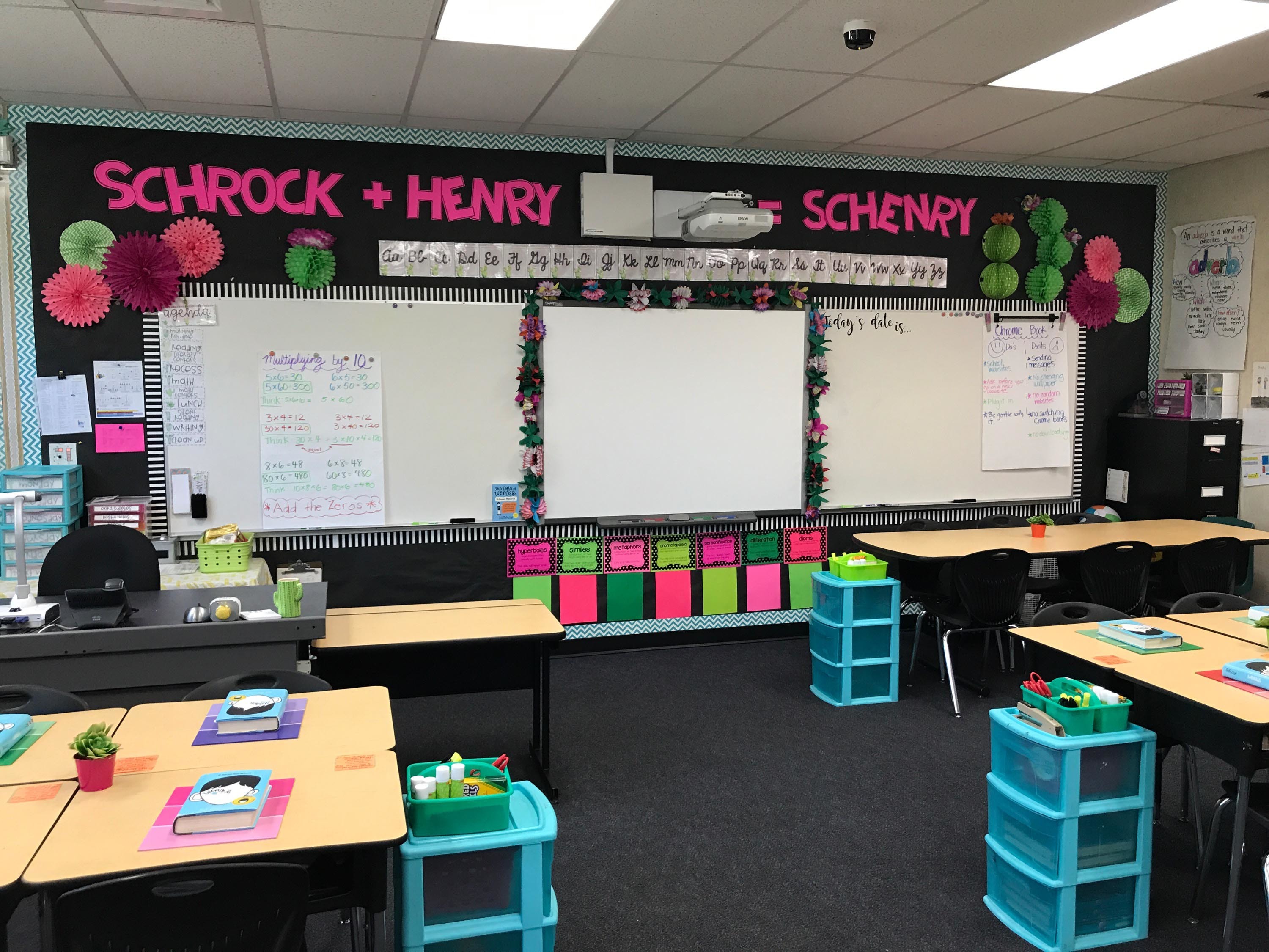 Cactus Theme Classroom Reveal Fun365