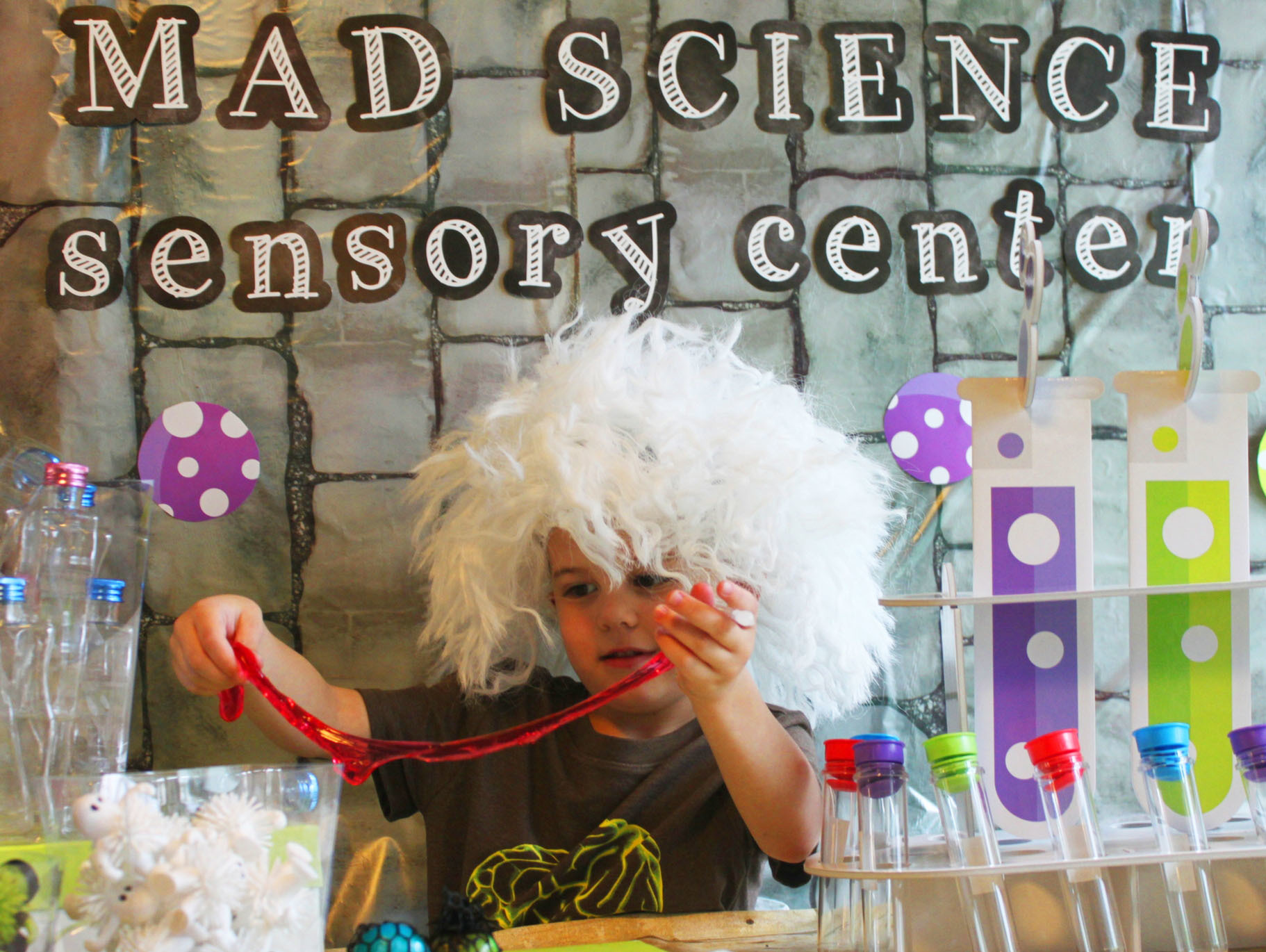 Halloween Mad Science Sensory Center for children with special needs autism