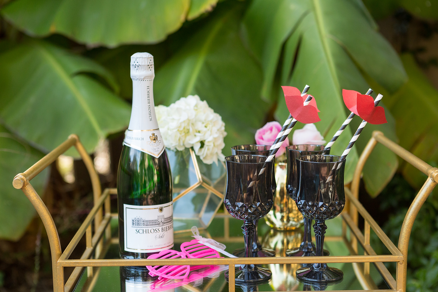 Black And Pink Bridal Shower