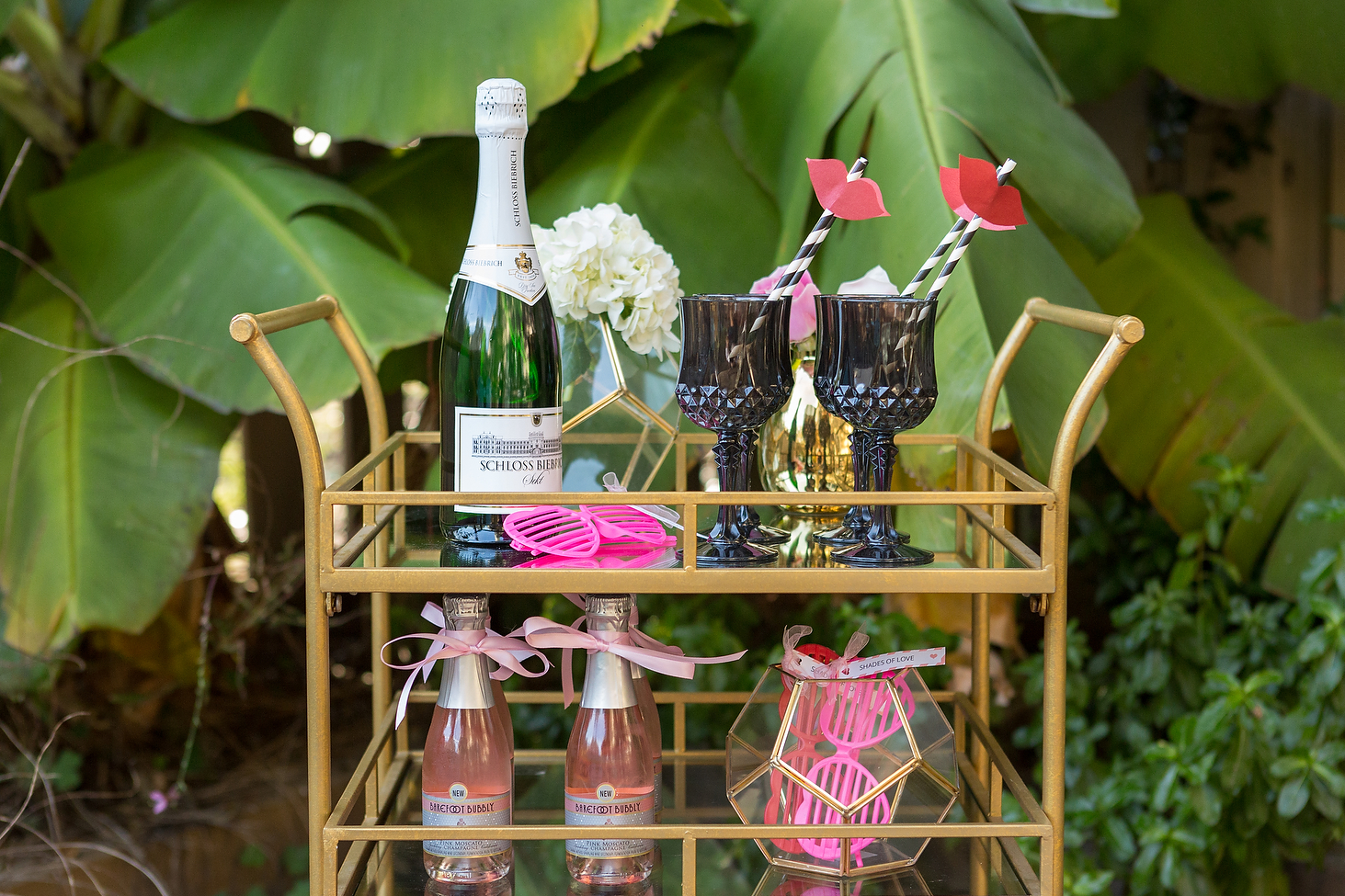 Black And Pink Bridal Shower