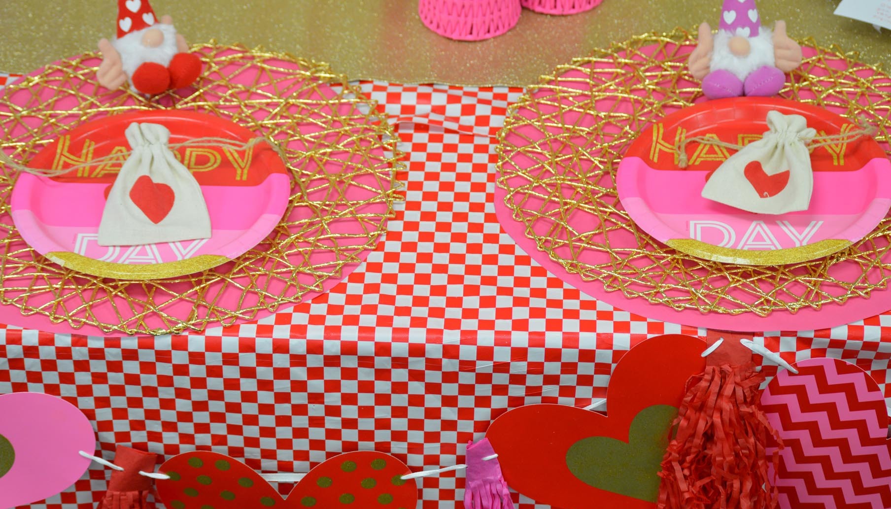 Classroom Valentines Party Setup