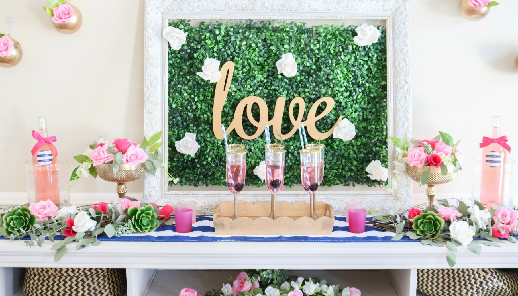Pink and Navy Spring Wedding Ideas