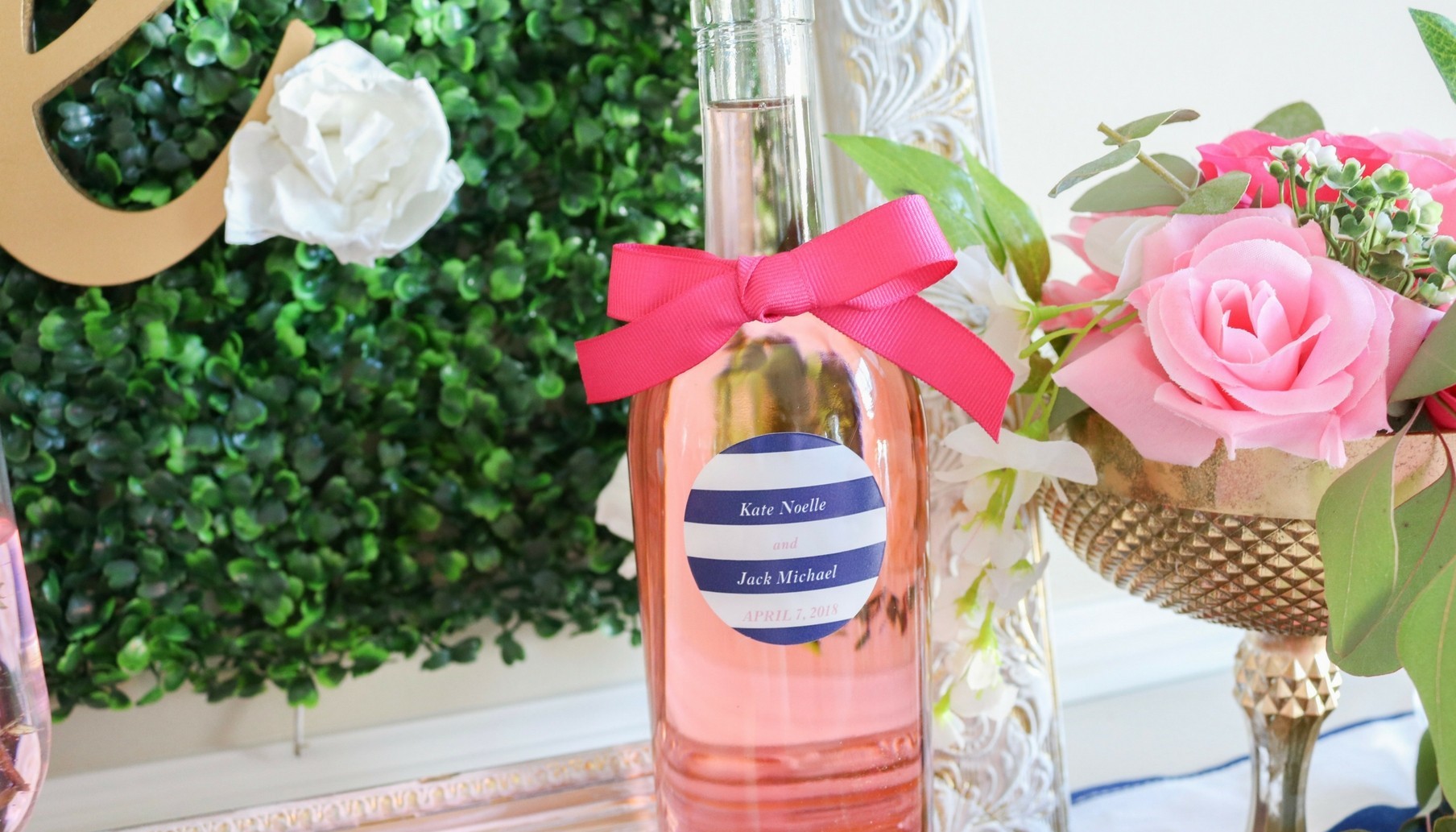Pink and Navy Spring Wedding Ideas