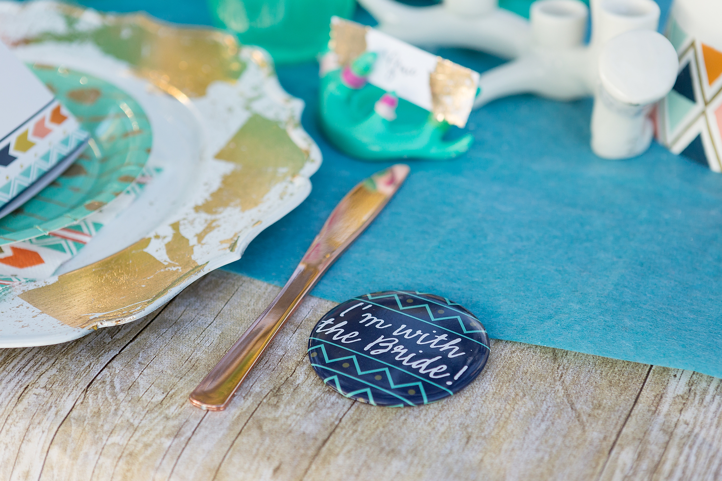 Turquoise Boho Bridal Shower