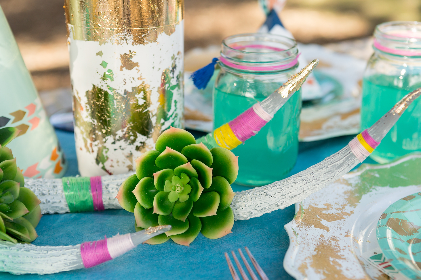 Turquoise Tribal Bridal Shower