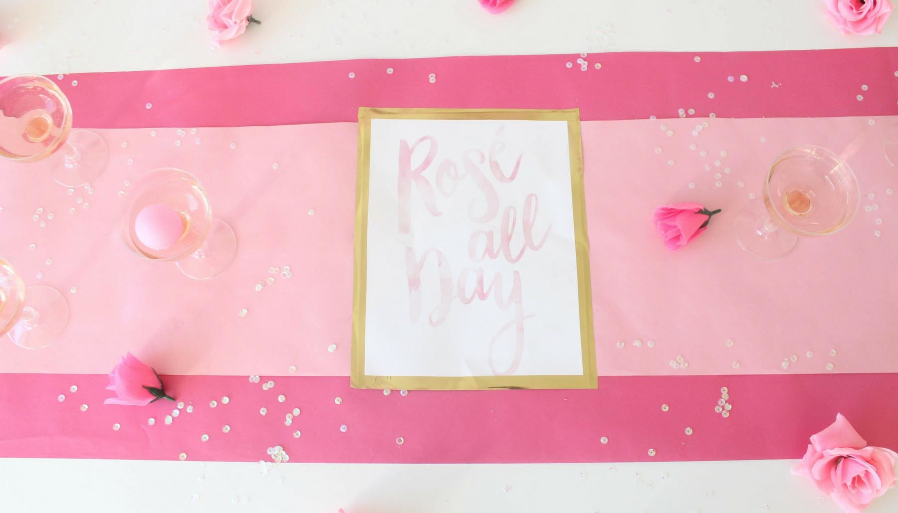 Rose' All Day Bridal Shower Rose' Pong