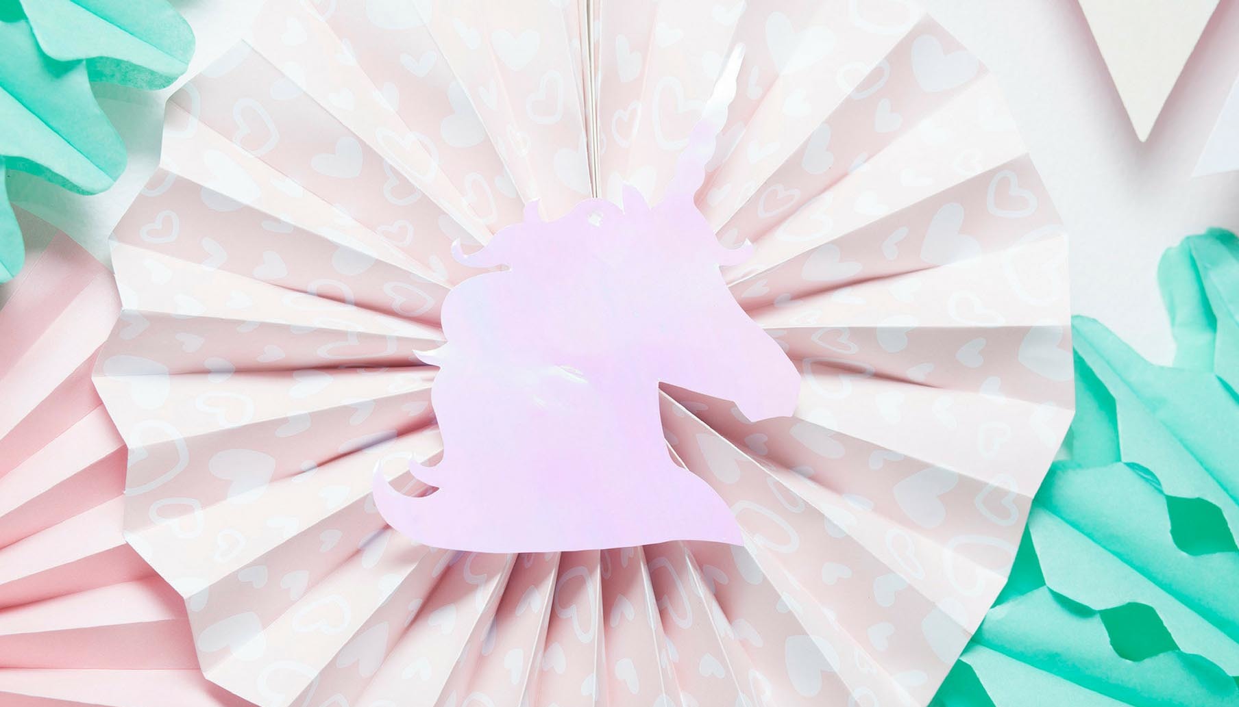 Pastel-Unicorn-Sparkle-Birthday-Party-backdrop-fans