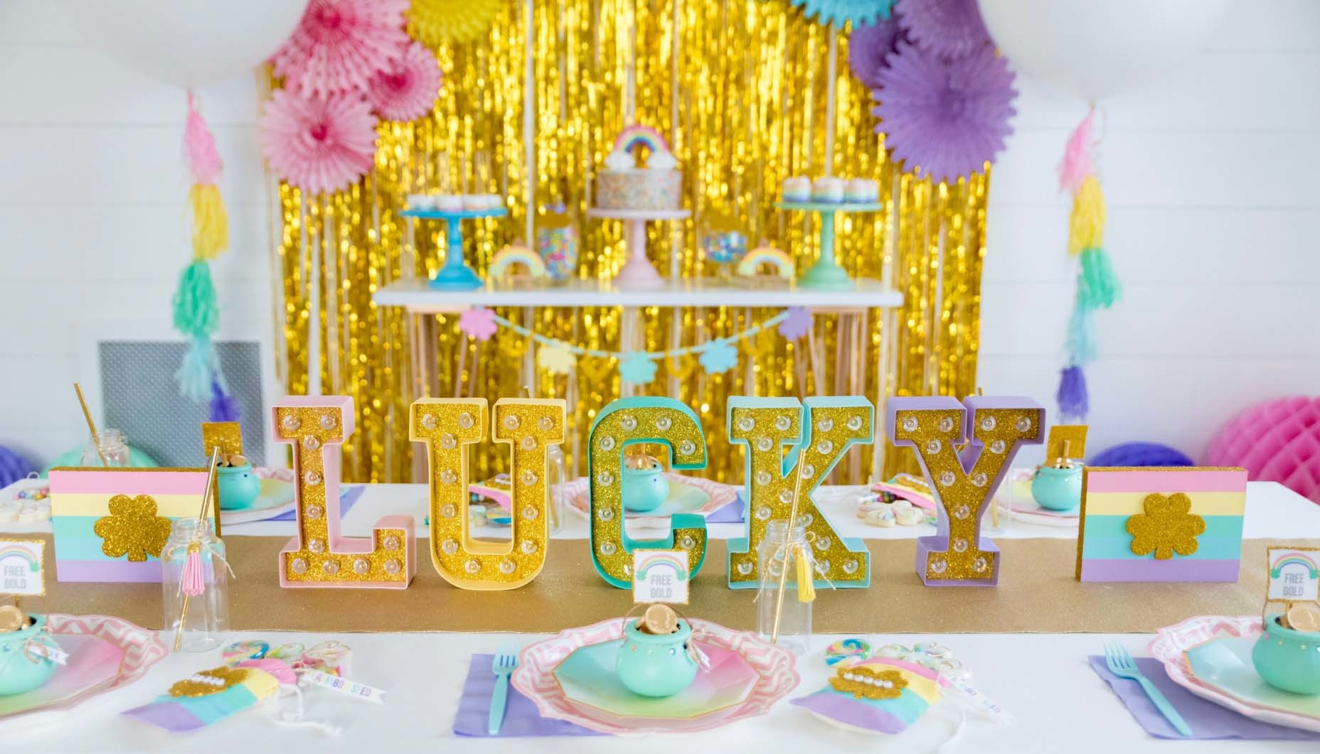Lucky Marquee Letters