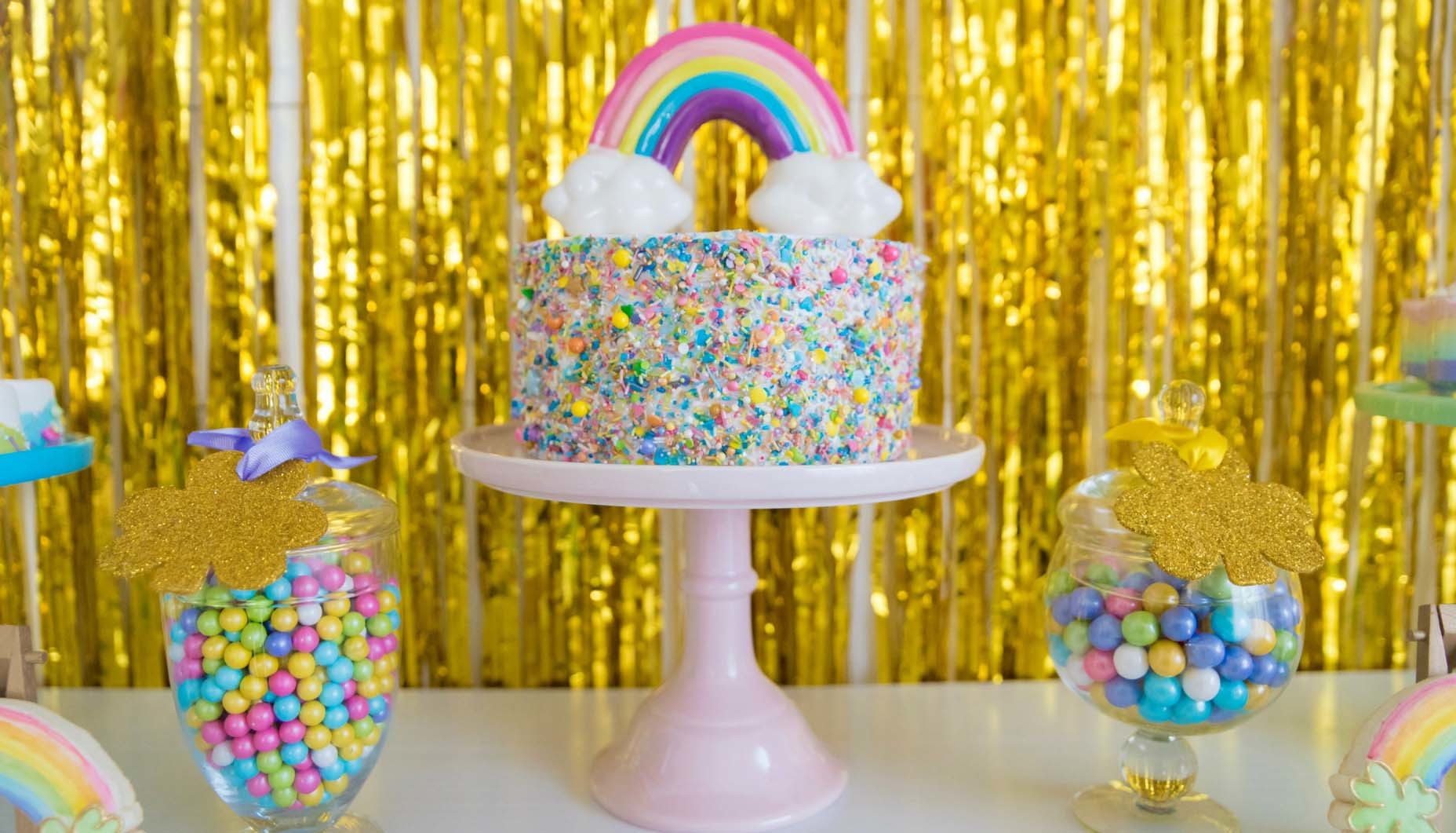 Rainbow Sprinkle Cake