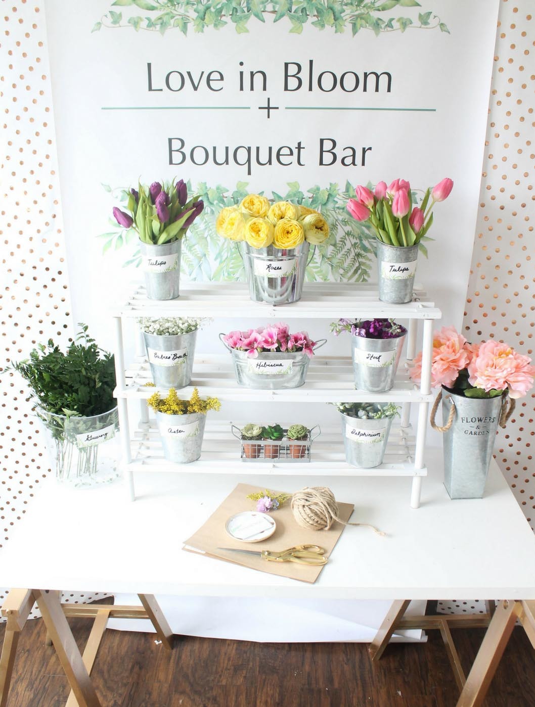 Love is in Bloom: Bridal Shower Decorations