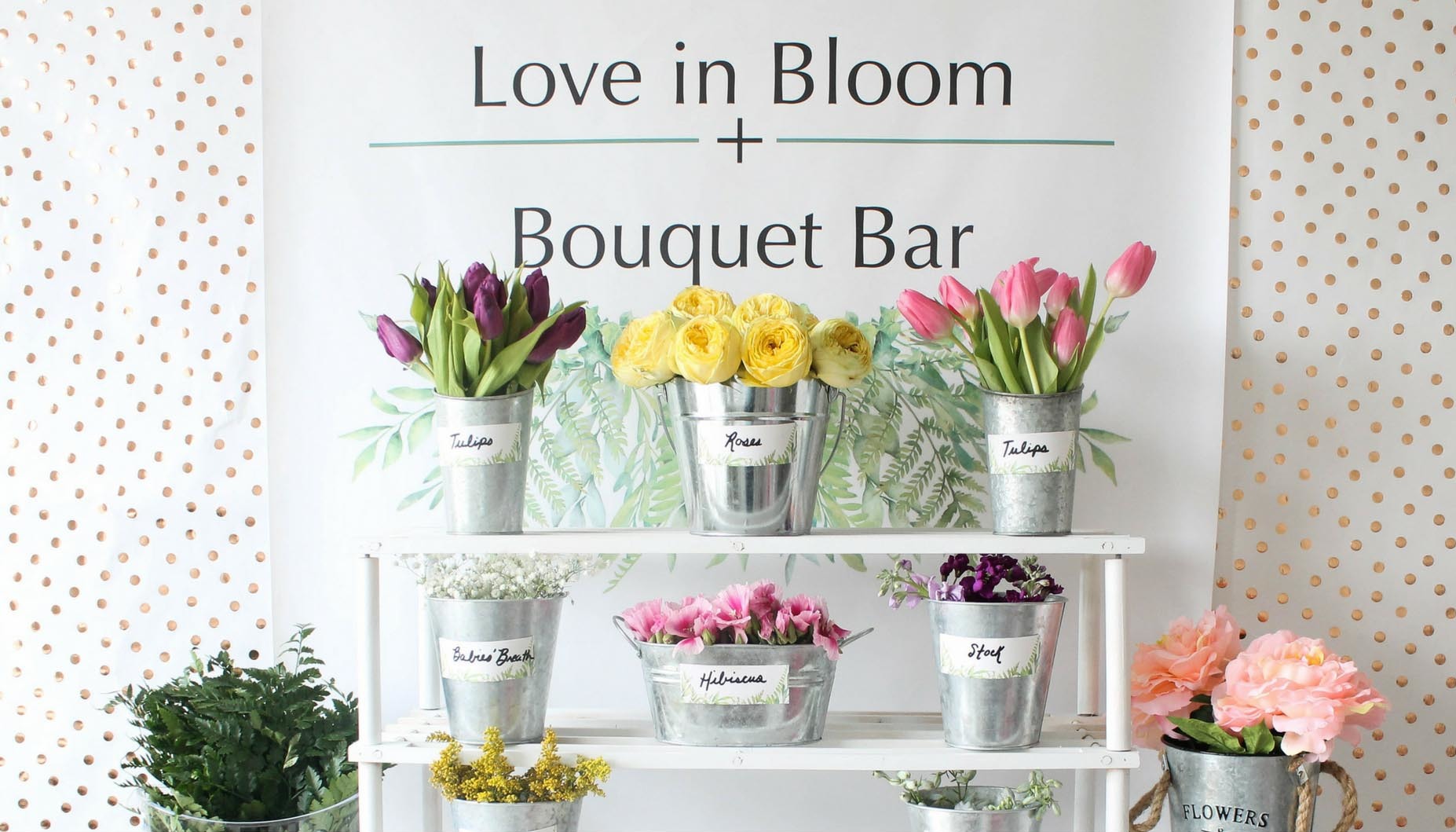 Love is in Bloom Bridal Shower Ideas