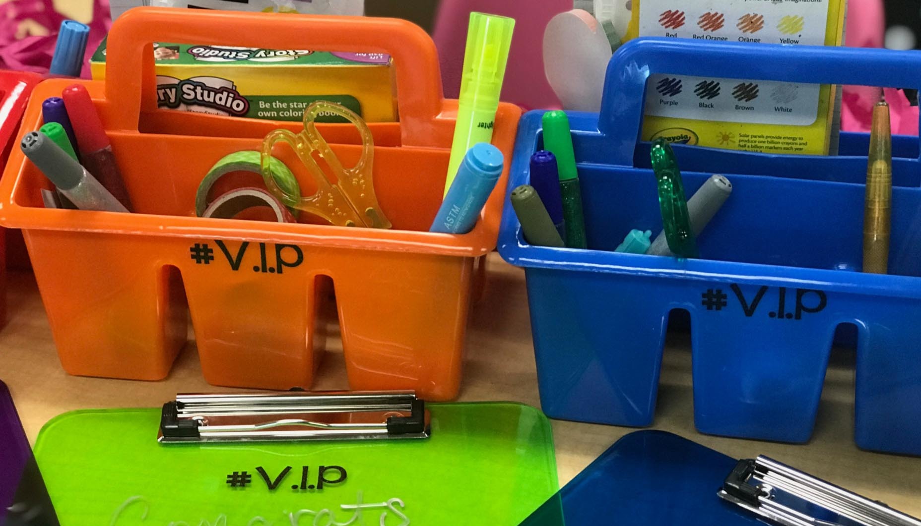 Classroom Managment Tip: V.I.P Boxes for a positive behavior incentive or reward.