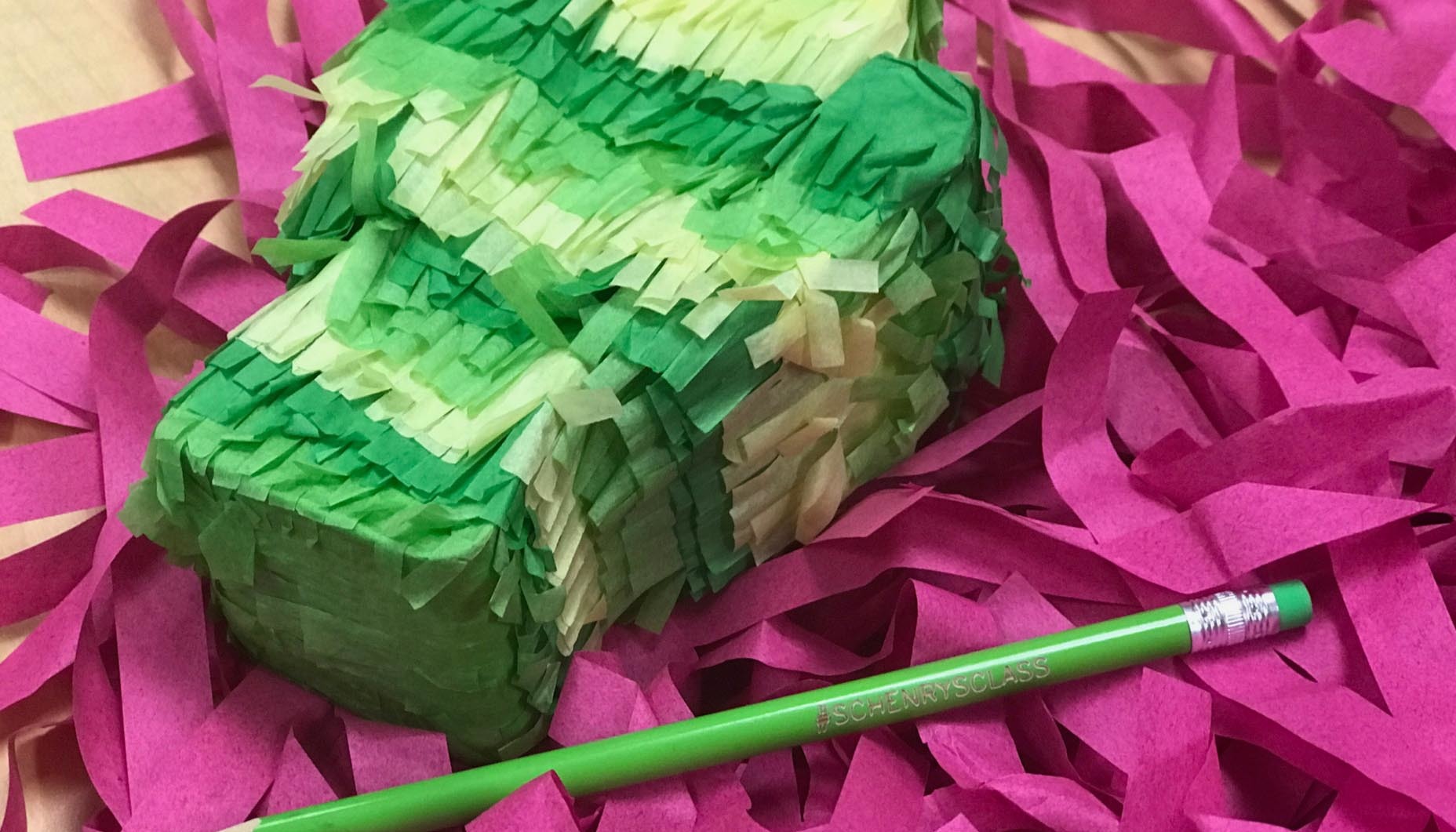 Personalized and customized class pencils as a student reward