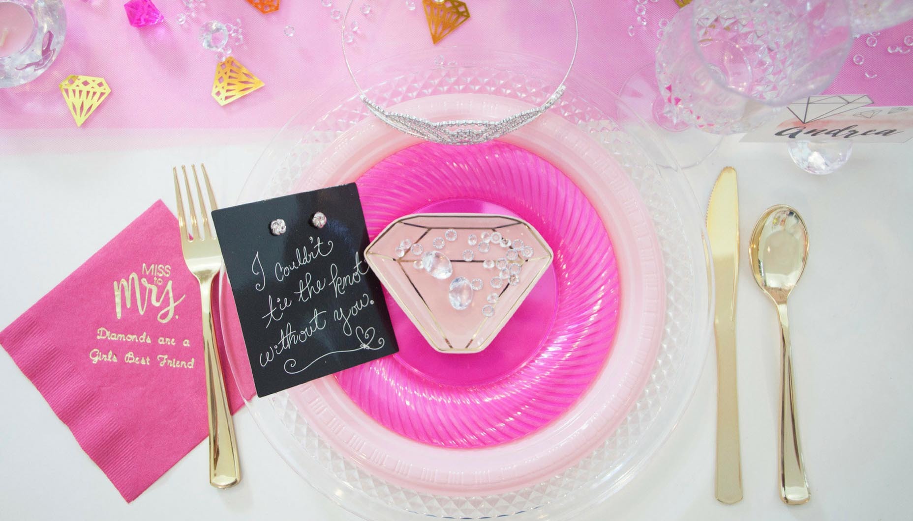Diamonds-are-a-girls-best-friend-bridal-shower-bridesmaid-setting-2