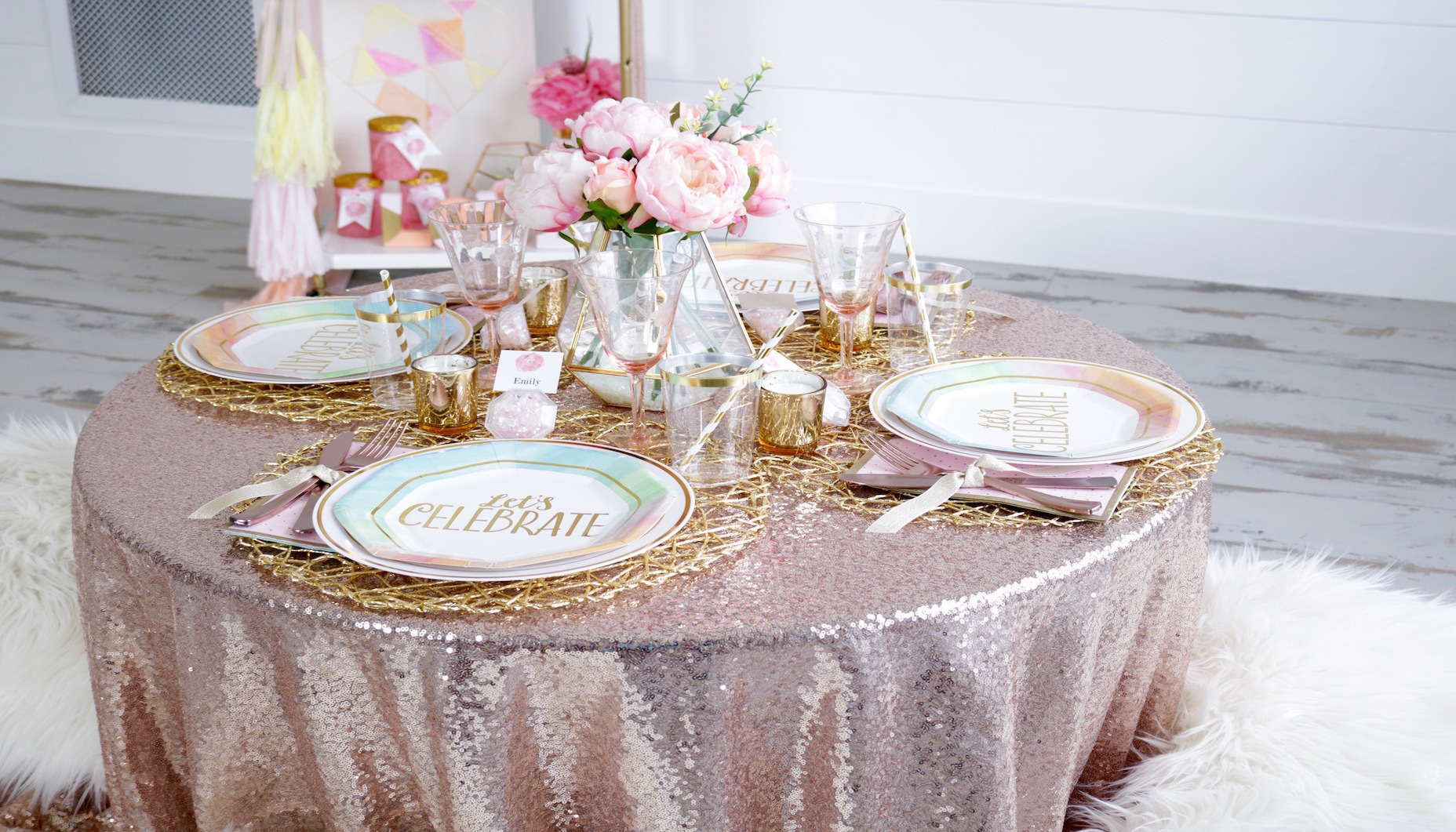 Watercolor Rainbow Bridal Shower