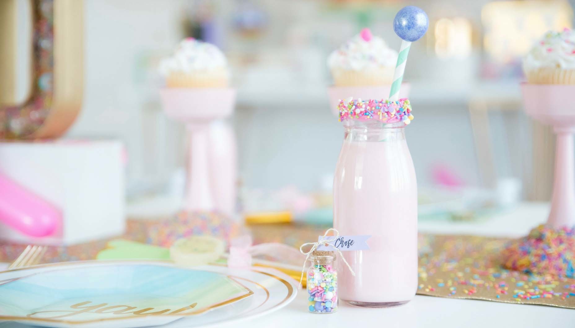 Watercolor Rainbow Tween Birthday Party