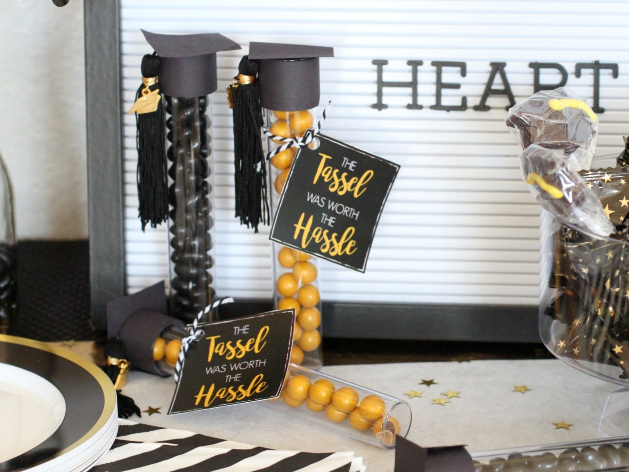 Graduation Cap Candy Favors
