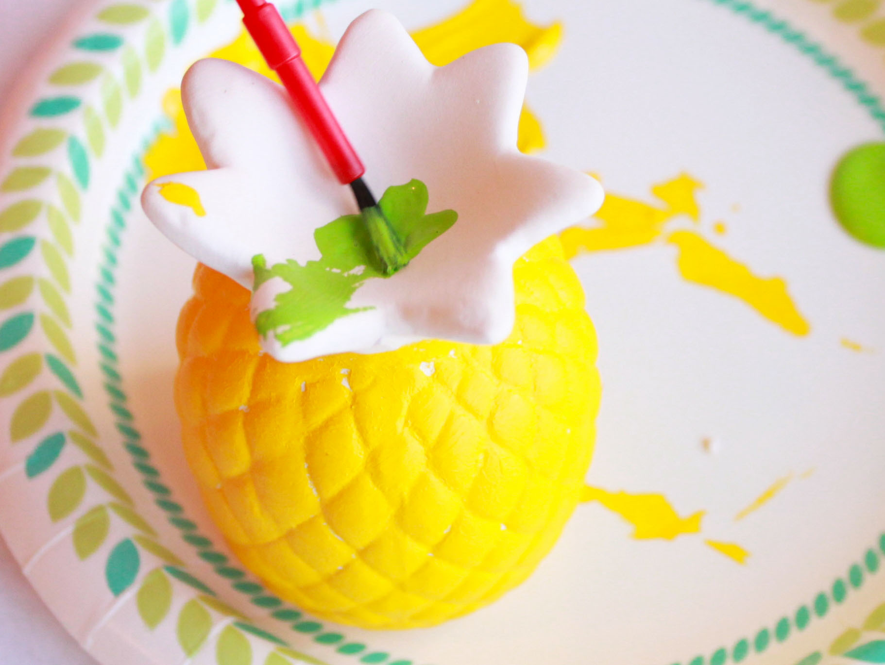 Sweet Mother's Day Pineapple Gift Craft for Kids