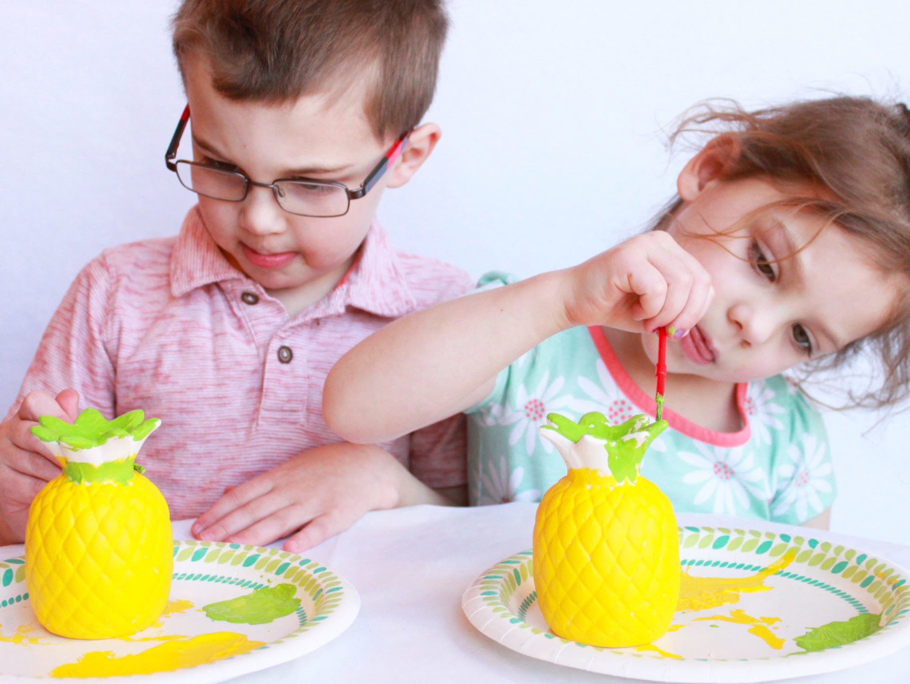 Sweet Mother's Day Pineapple Gift Craft for Kids