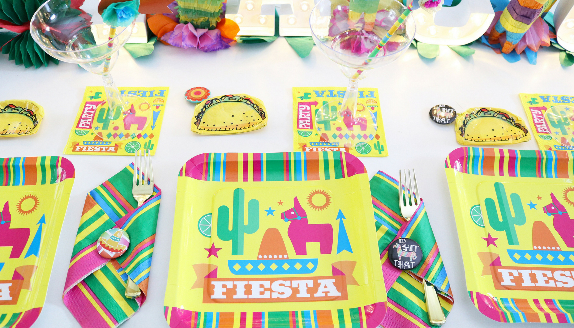Let's Taco Bout Love Engagement Fiesta Place Settings