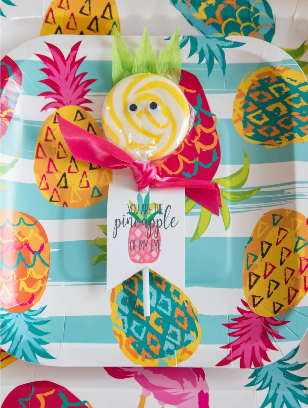 tropical pineapple flamingle