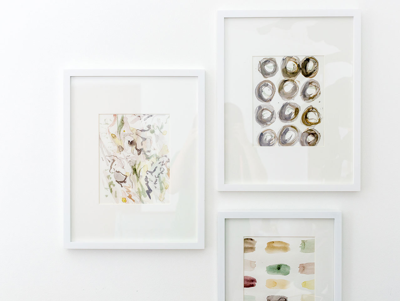 add artistic accents Frame your own watercolor art for a conversation starter!