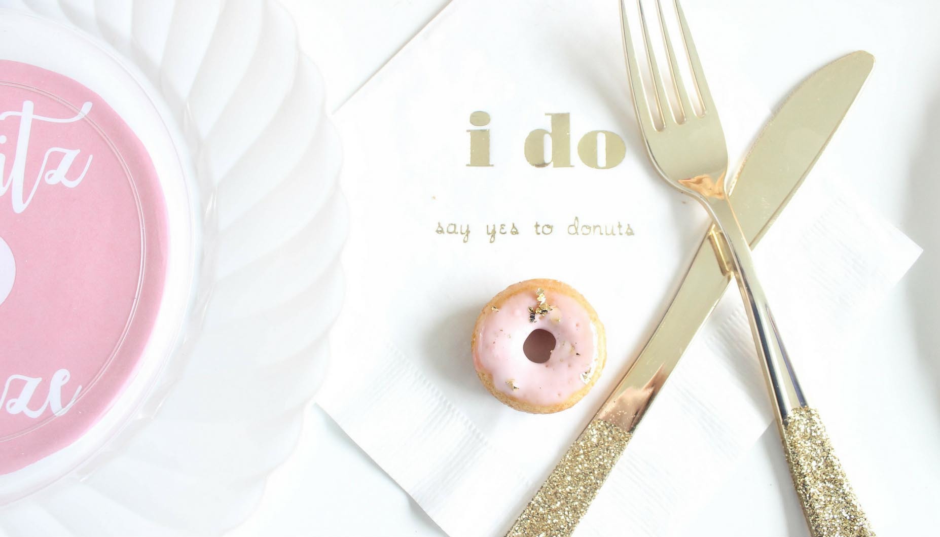 Glitz & Glaze Donut Bridal ShowerCustomized Napkin