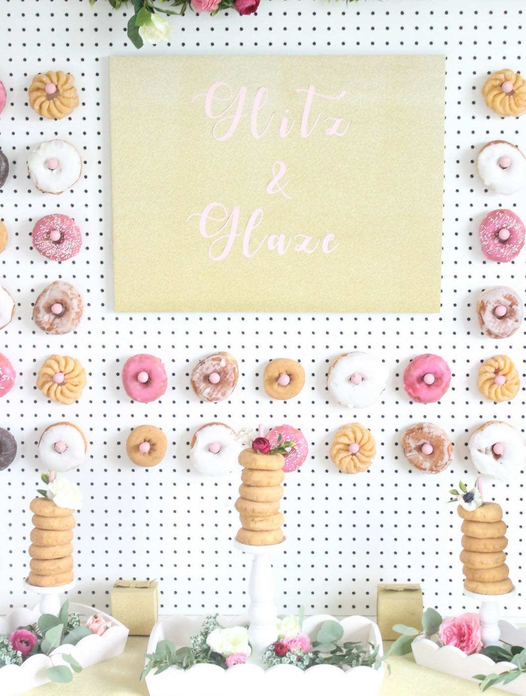 Glitz & Glaze Donut Bridal Shower Donut Towers
