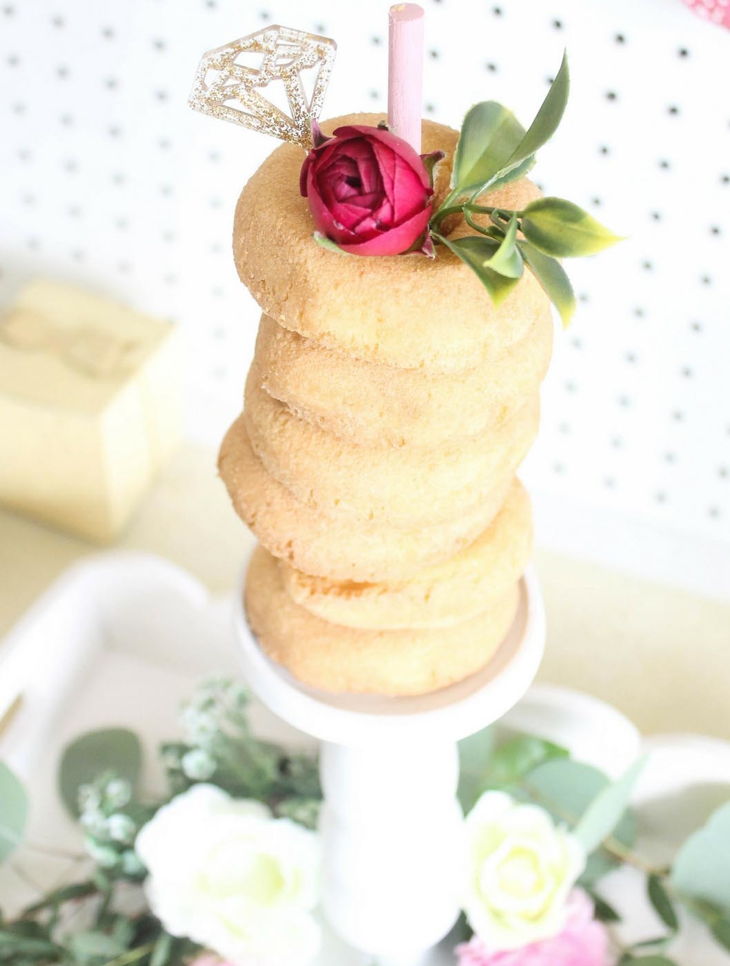 Glitz & Glaze Donut Bridal Shower Donut Tower Details