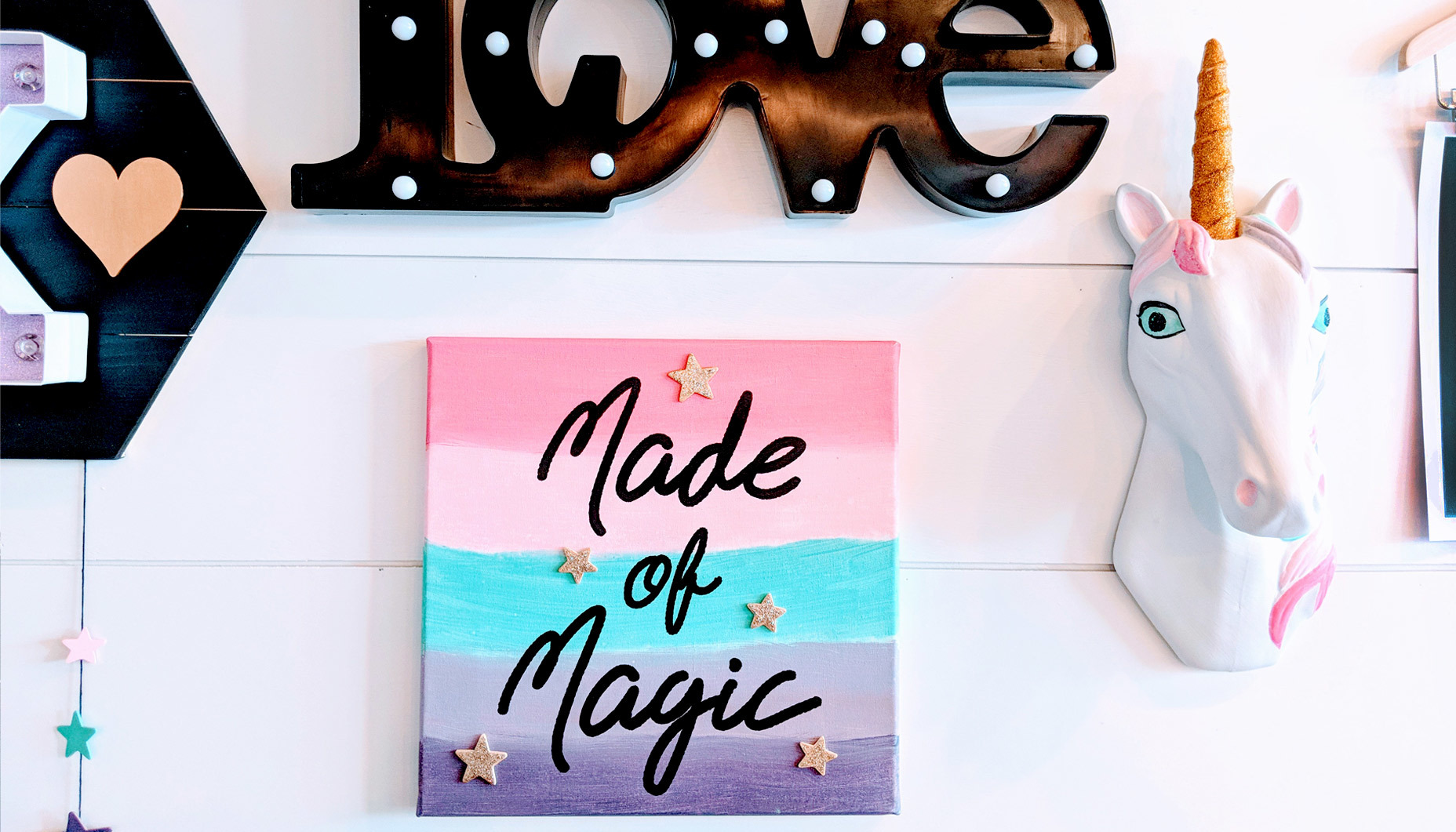 Unicorn Gallery Wall Made of Magic
