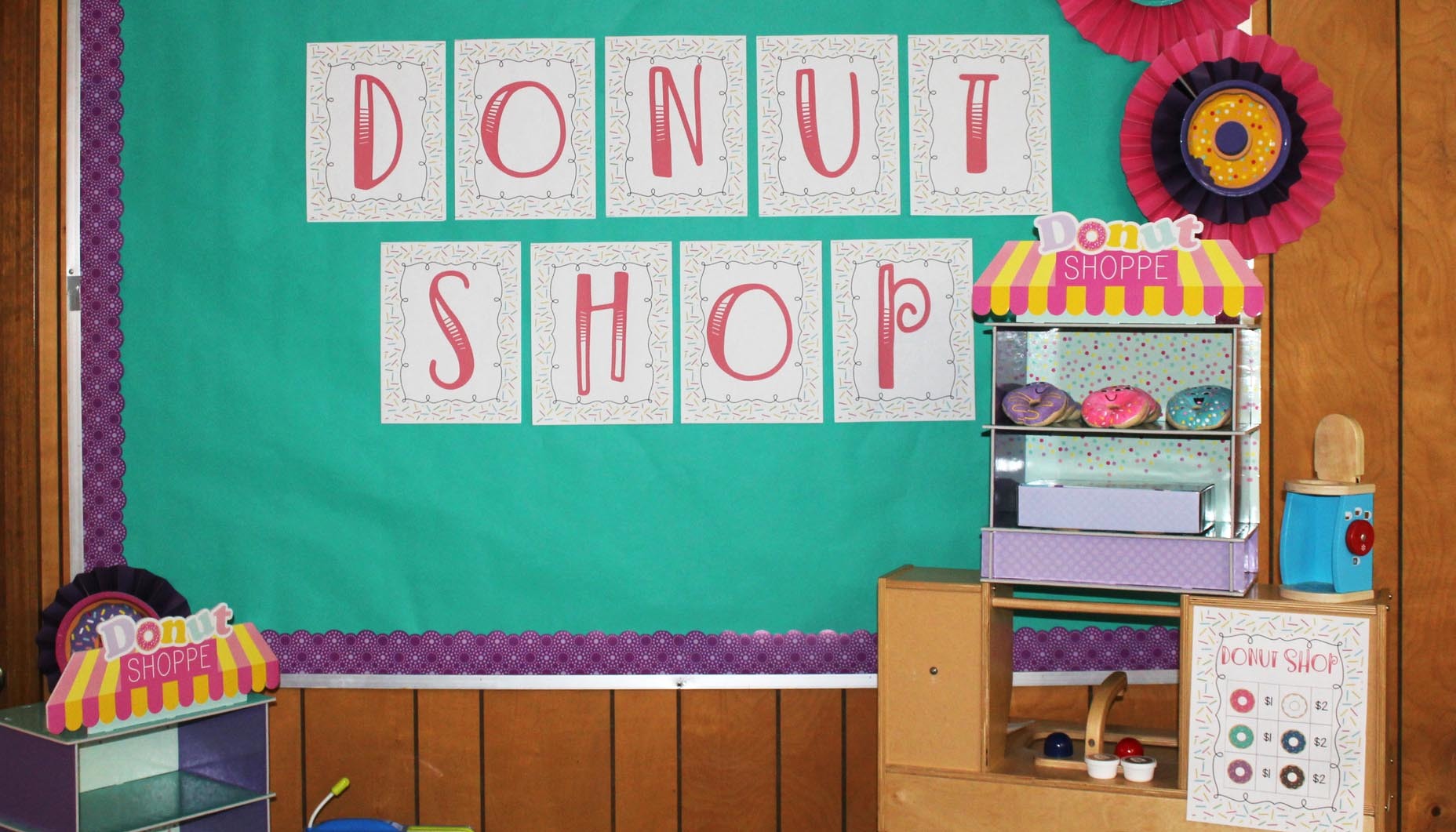 donut shop board