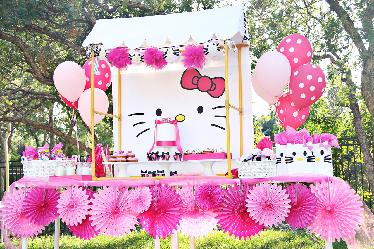 12 Hello Kitty Cupcake Topper Pick Favor Party Birthday