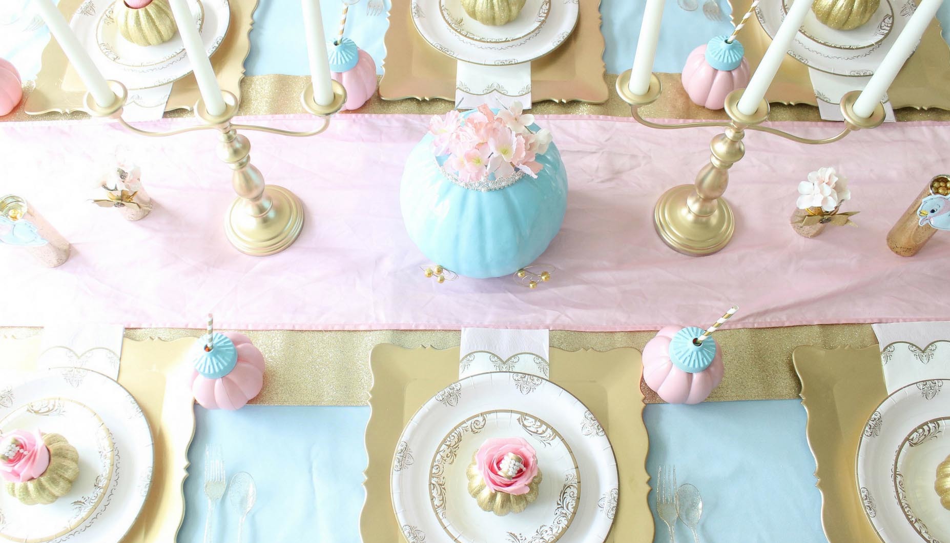 Cinderella's Royal Ball Birthday Party Place Settings