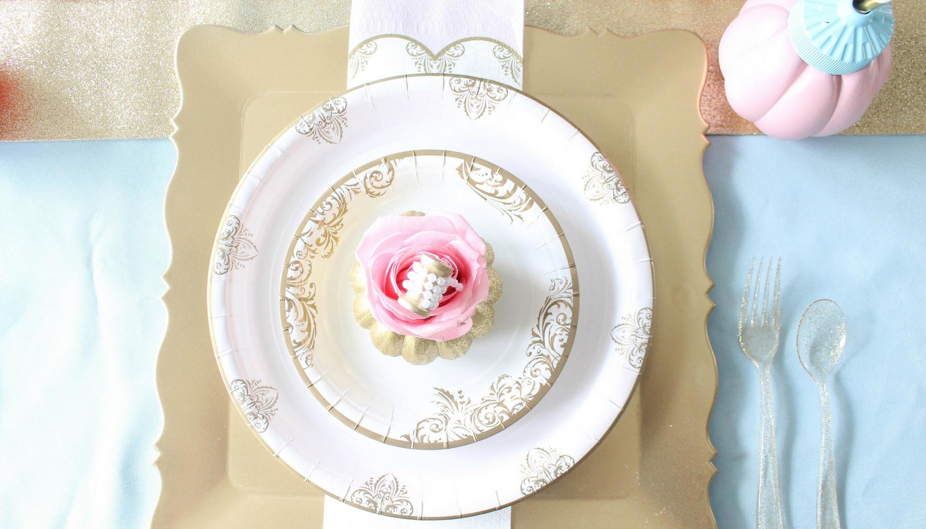 Cinderella's Royal Ball Birthday Party Place Setting