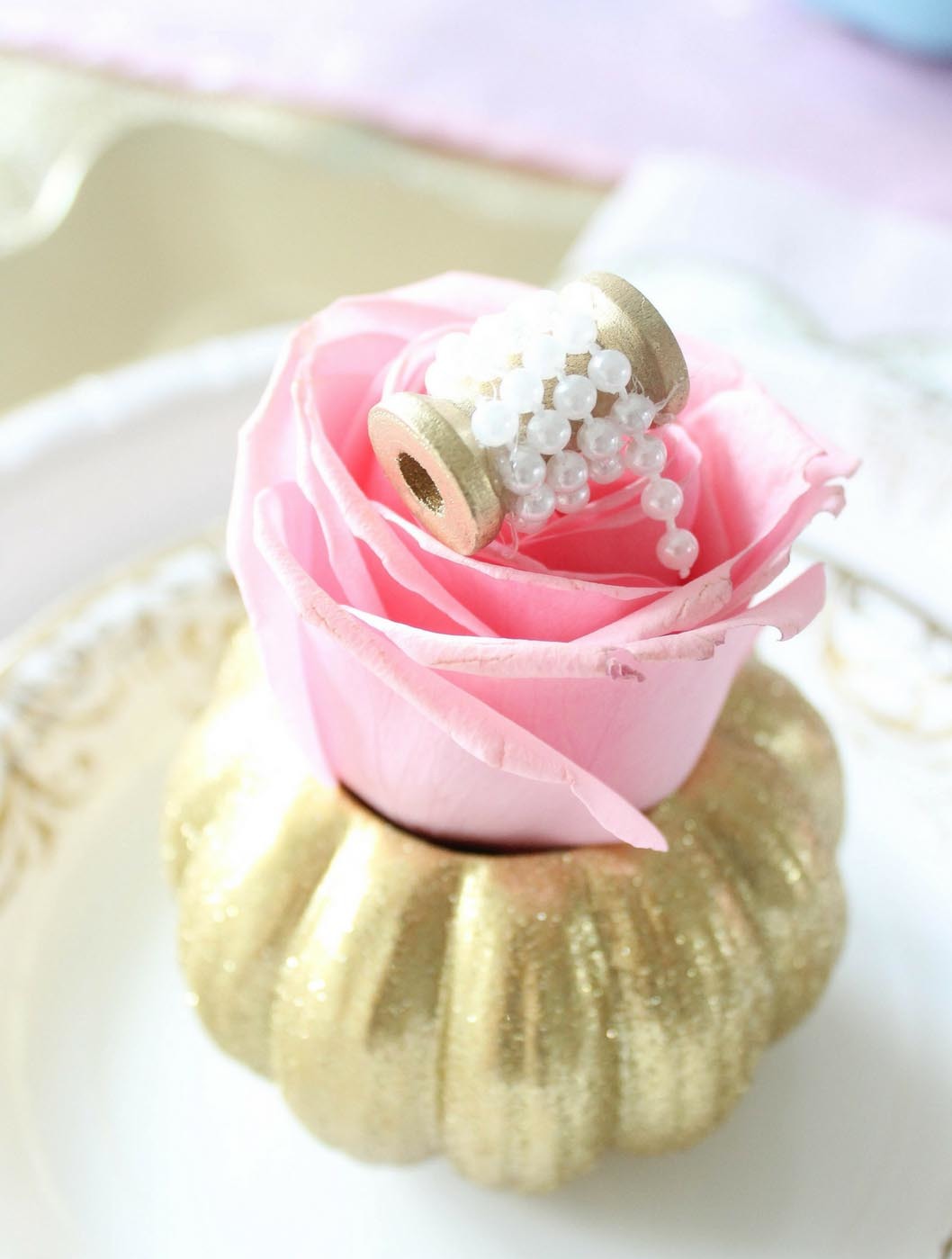 Cinderella's Royal Ball Birthday Party Spool of Pearls
