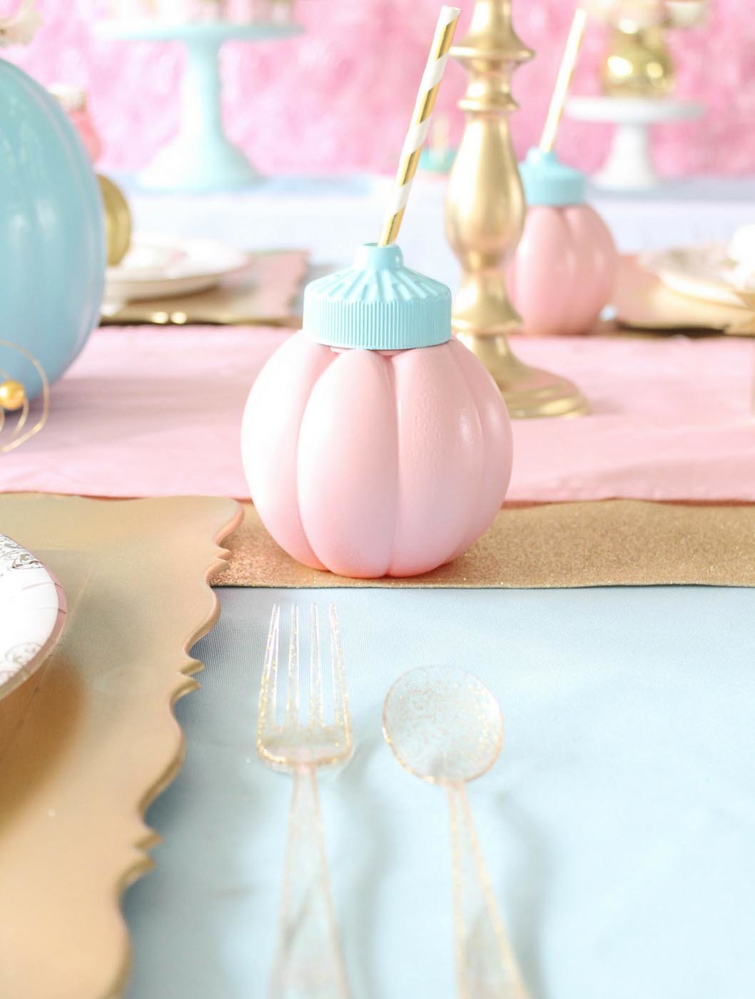 Cinderella's Royal Ball Birthday Party Utensils and Cup