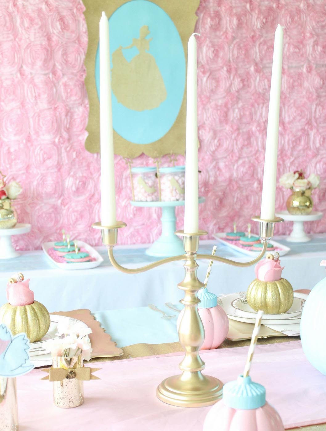 Cinderella's Royal Ball Birthday Party Candelabra
