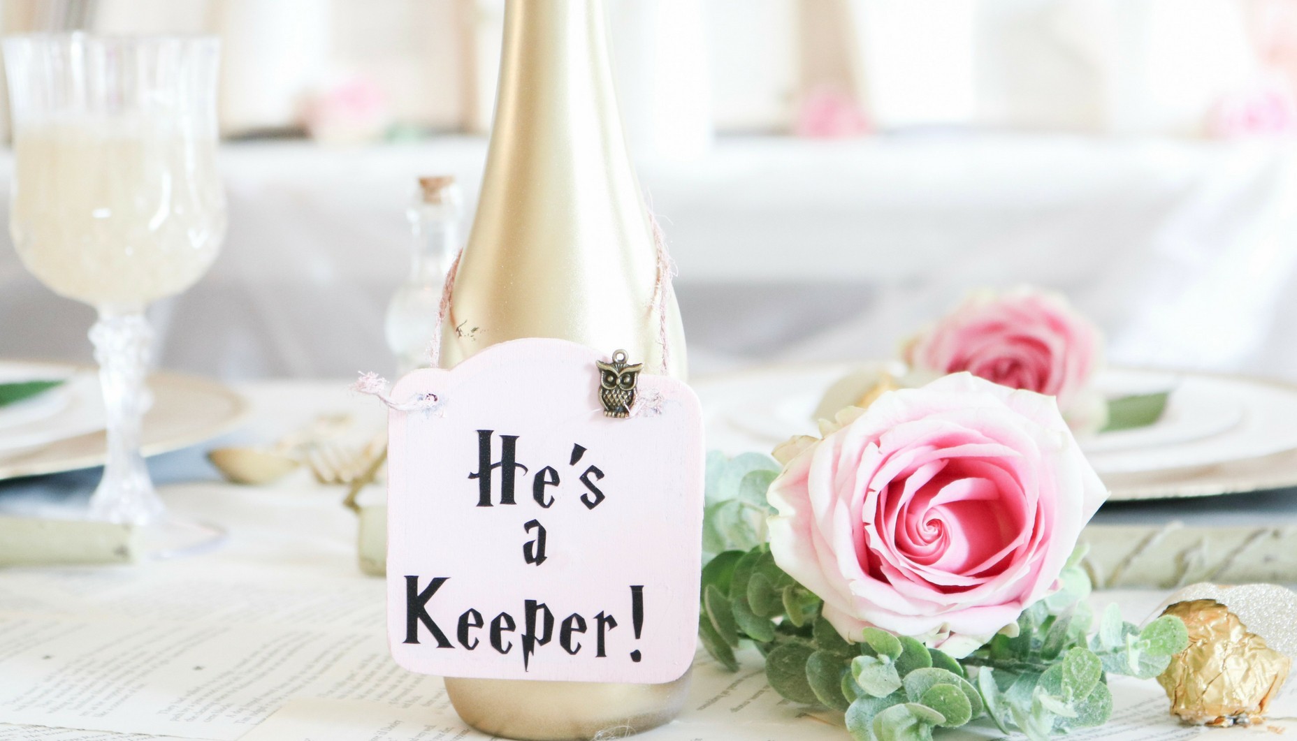 Harry Potter Bridal Shower Centerpiece Ideas