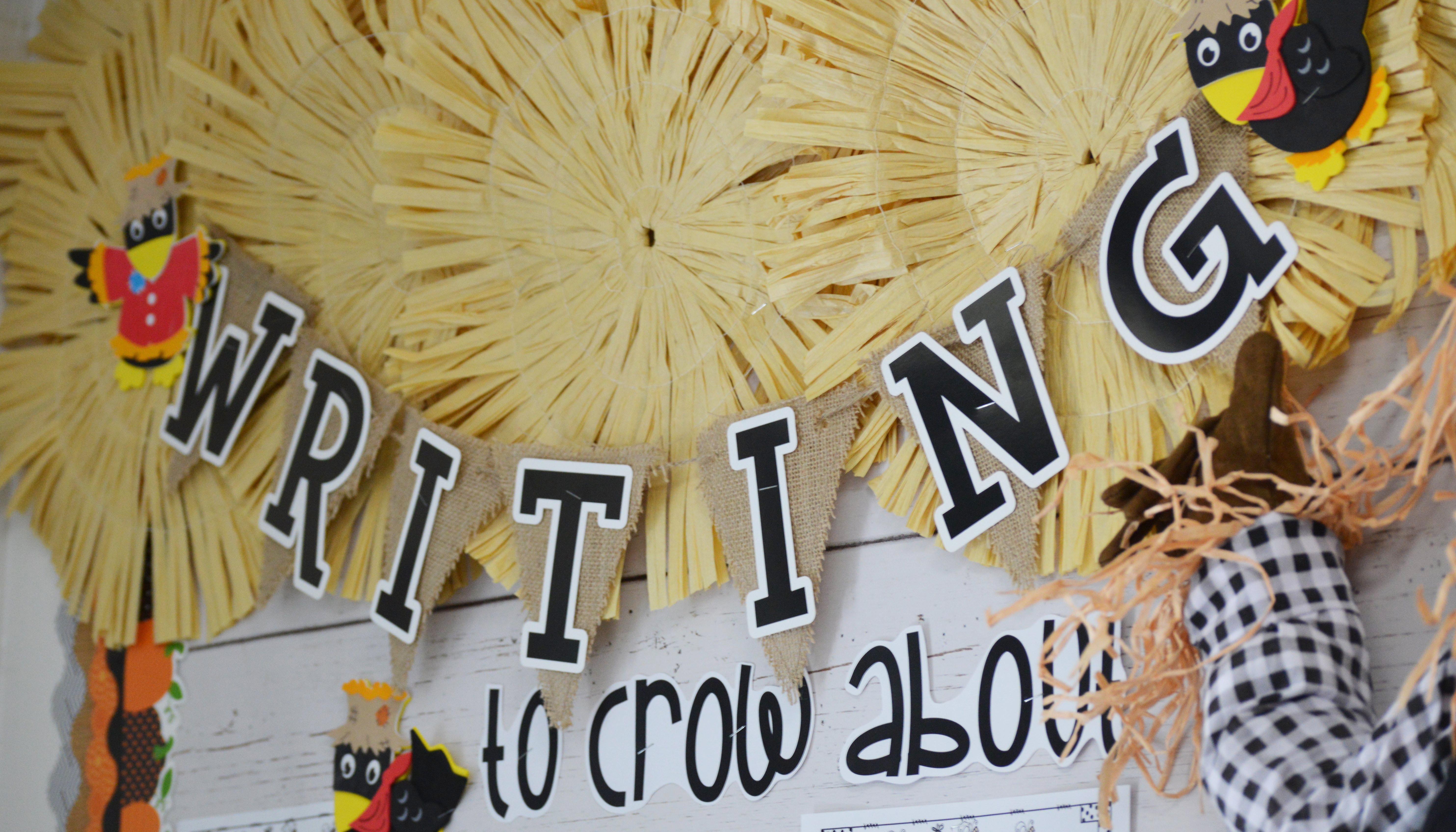 OTC Writing to crow about bulletin board ideas for teachers