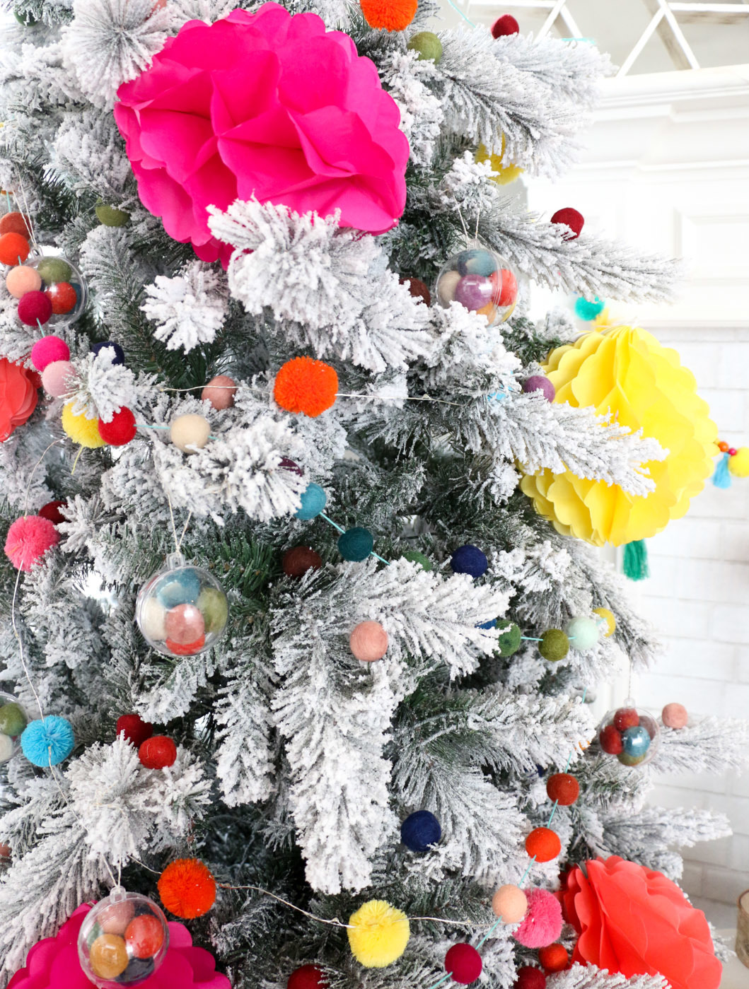 DIY Boho Christmas Mantel