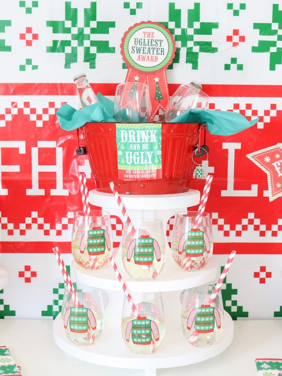 Ugly Sweater Wine Exchange Party Ideas