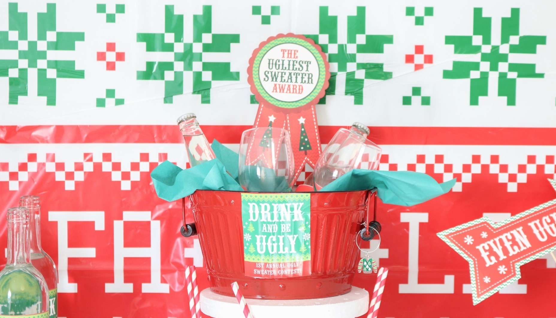 Ugly Sweater Wine Exchange Party Ideas