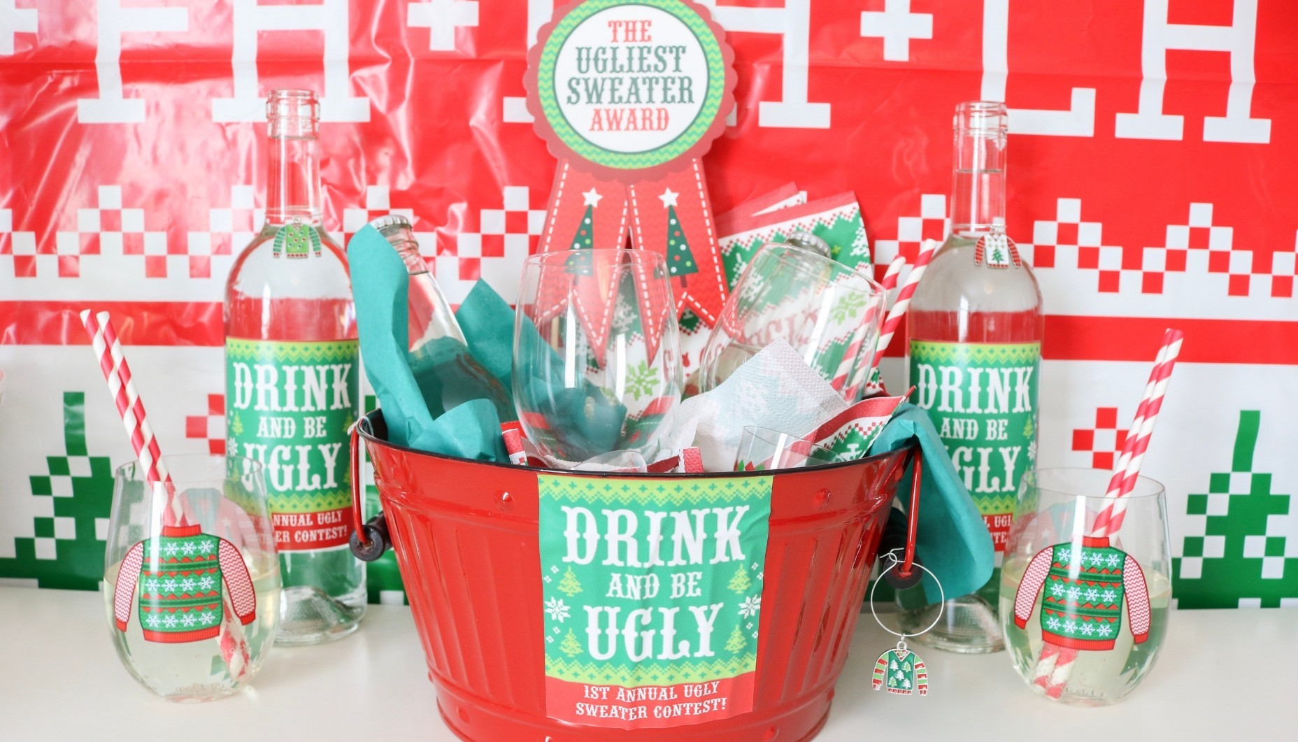 Ugly Sweater Wine Exchange Party Ideas