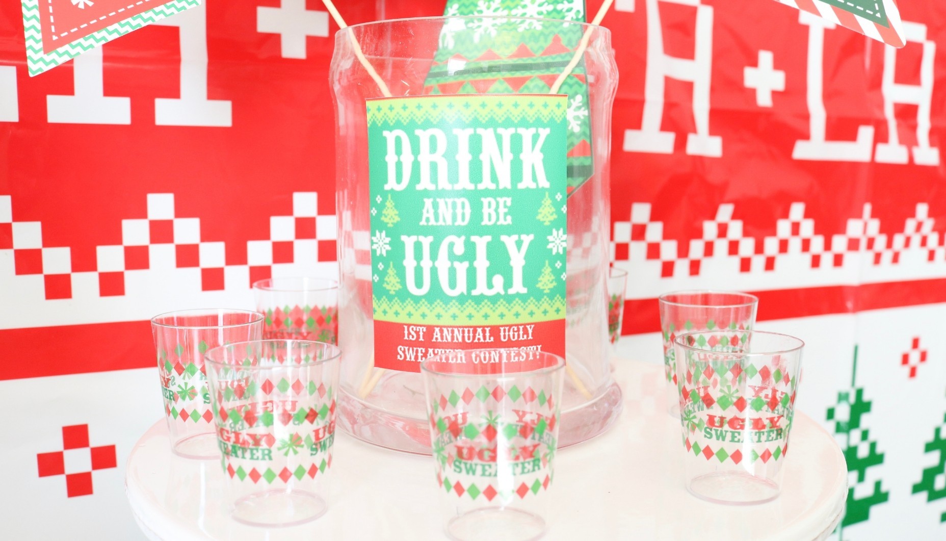 Ugly Sweater Wine Exchange Party Ideas