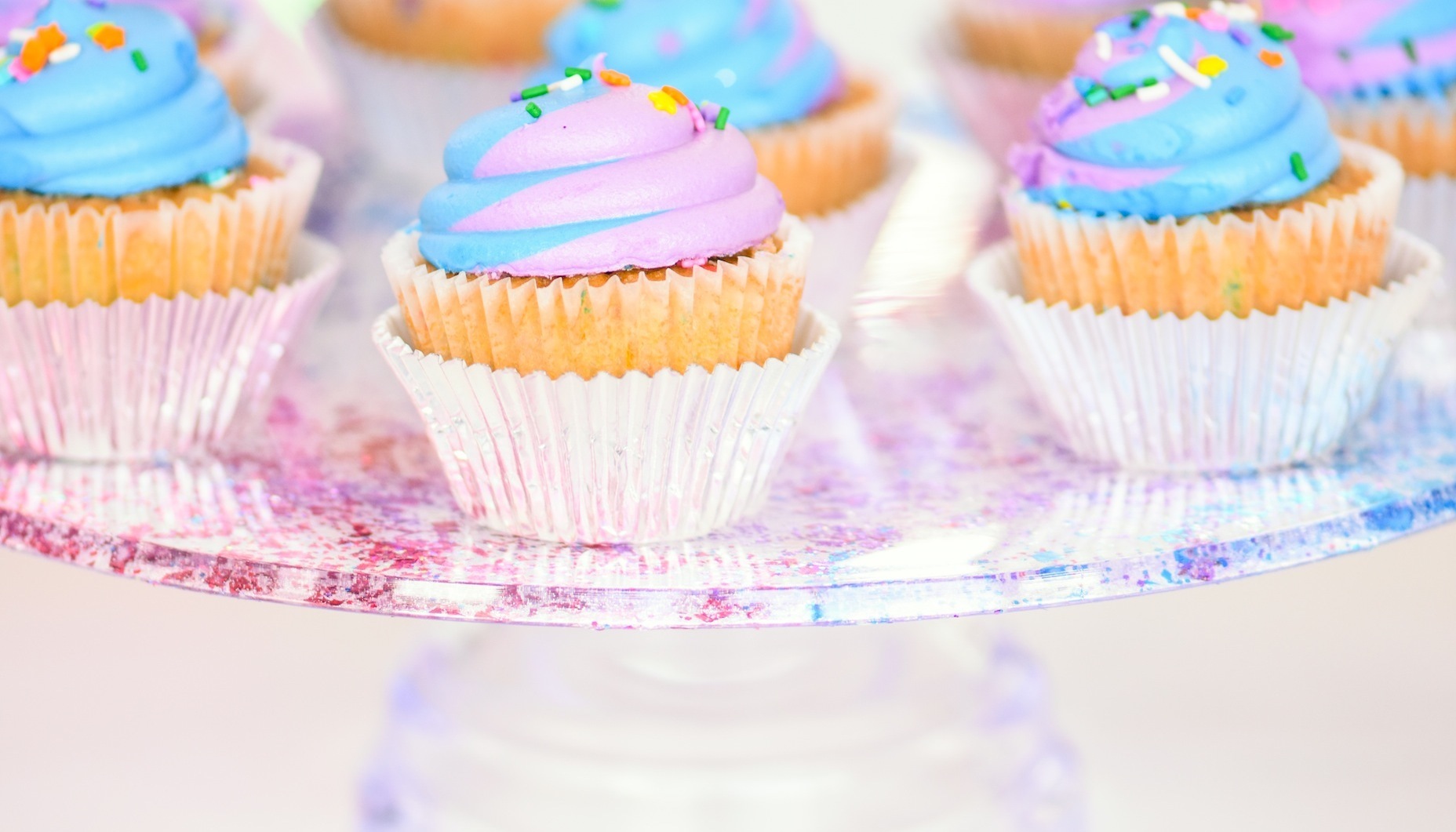 galaxy cupcakes
