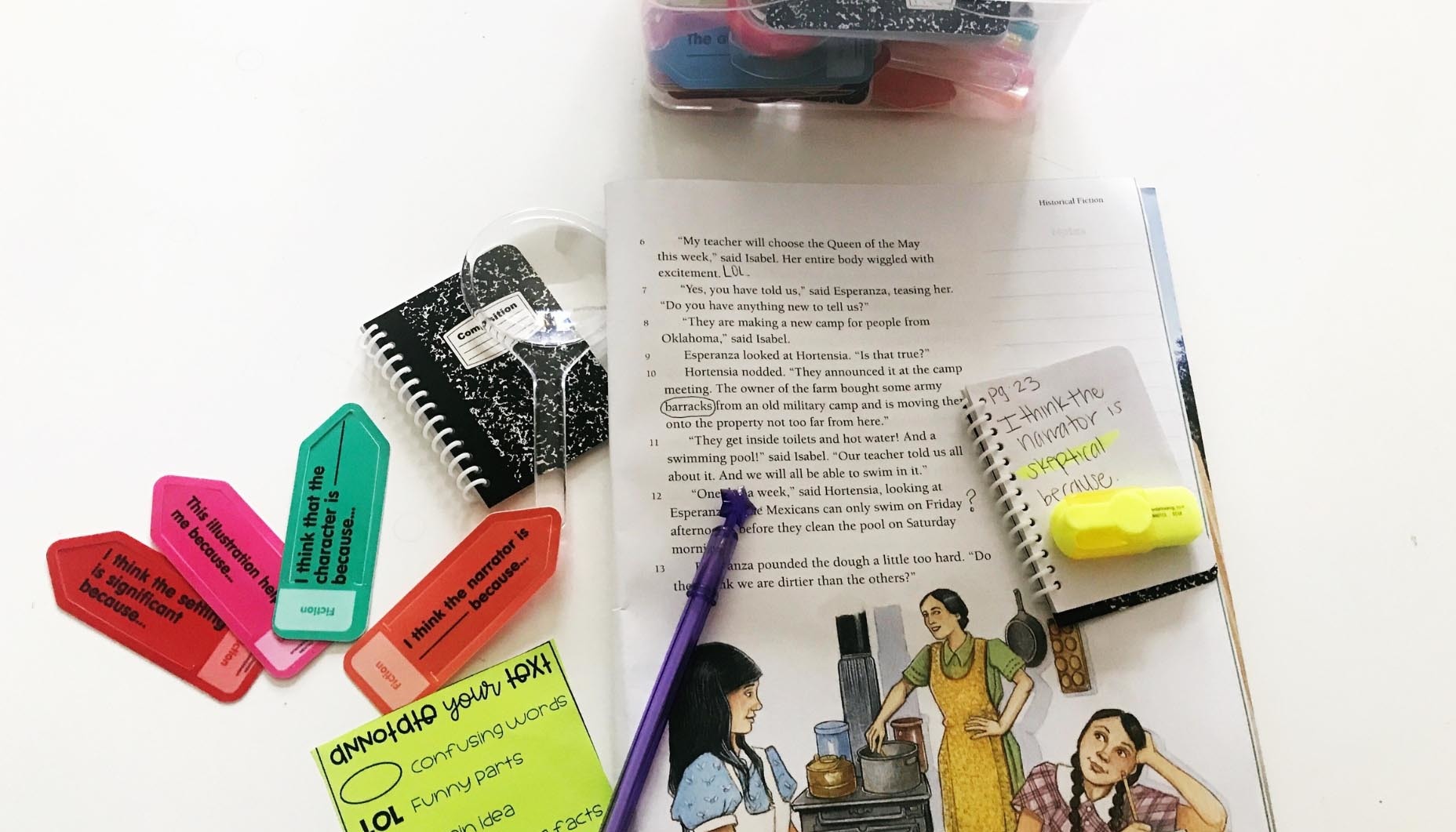 close reading toolbox