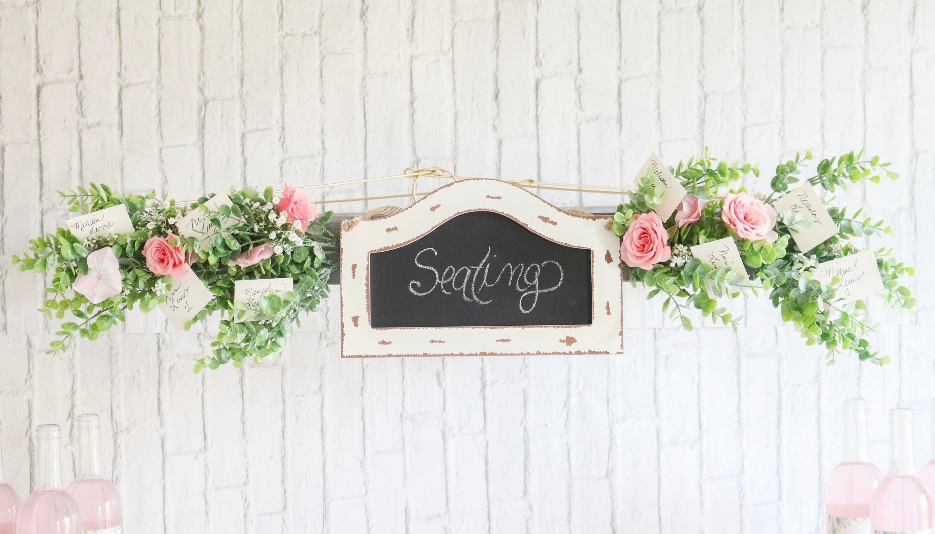 Champagne, Pink and Green Wedding Ideas