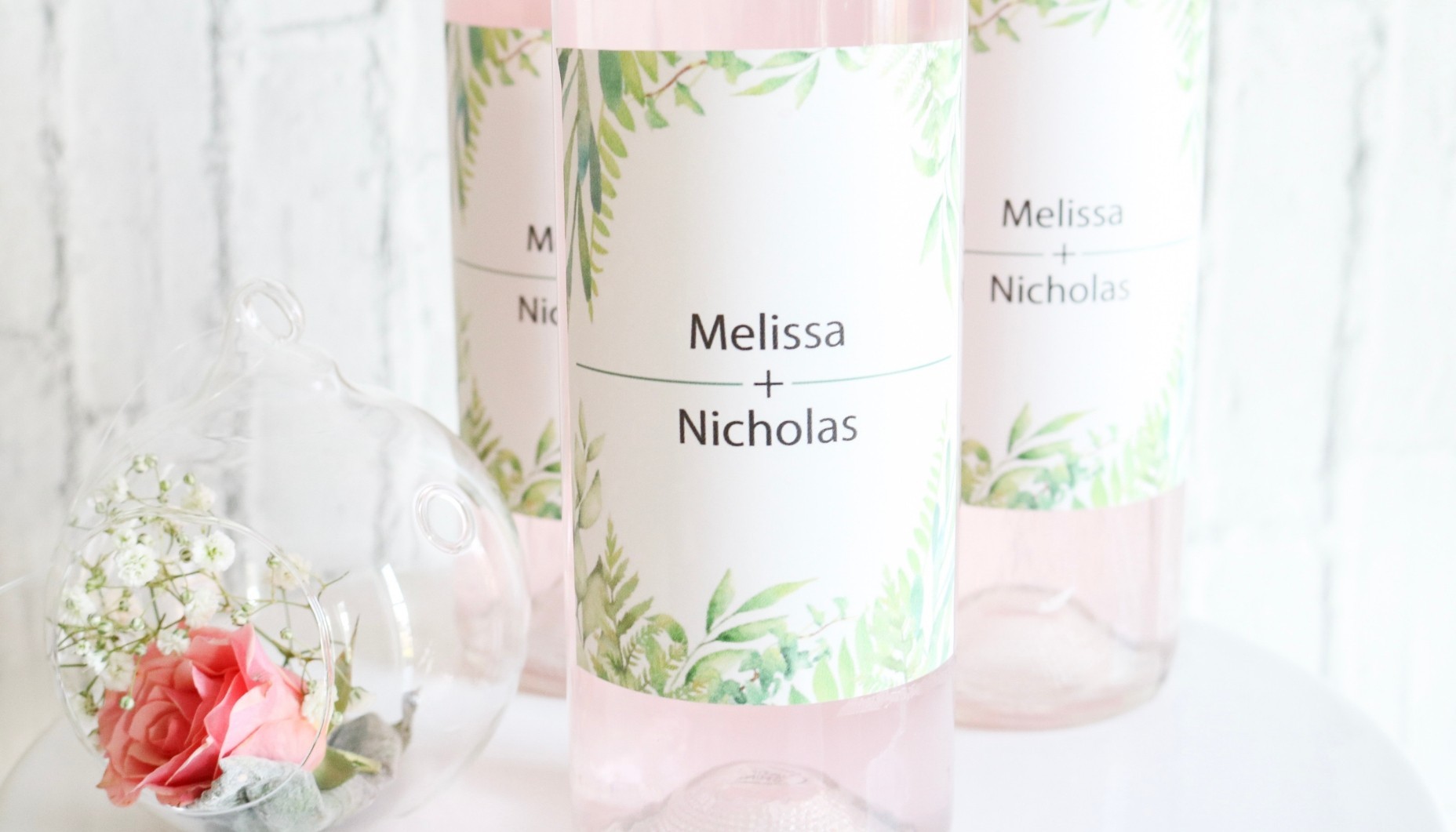 Champagne, Pink and Green Wedding Ideas