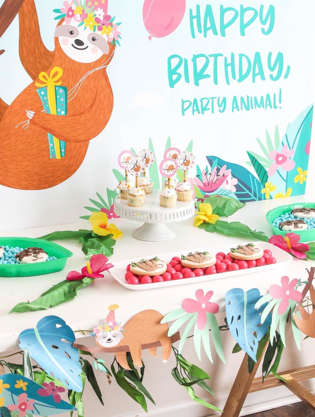 Sloth Party Banner
