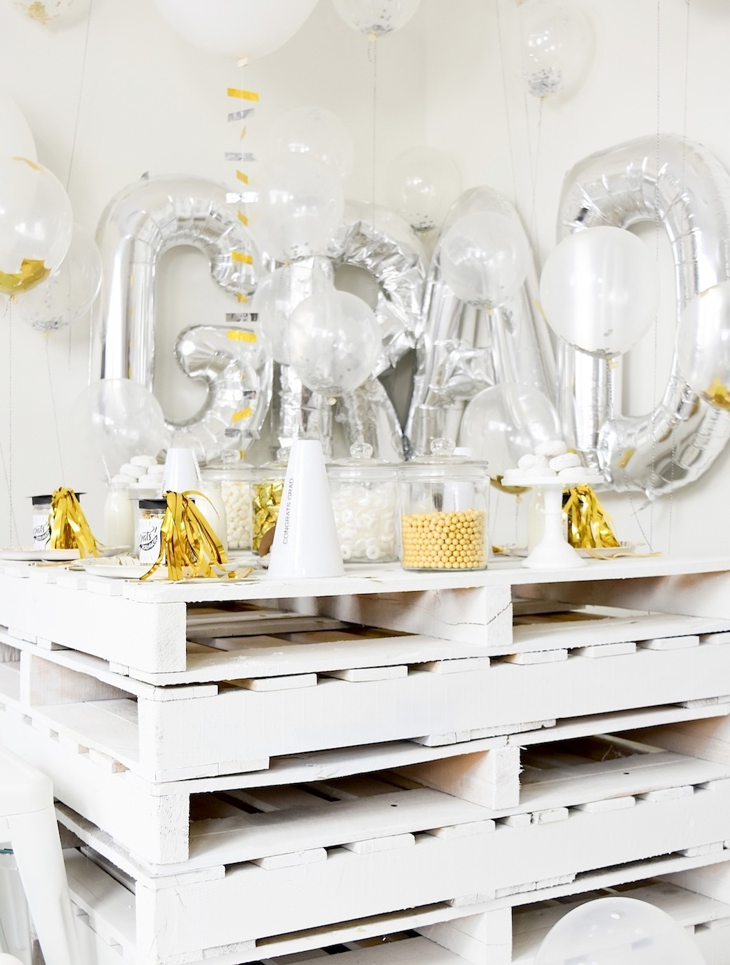 Boy Monochromatic Graduation by Kara's Party Ideas